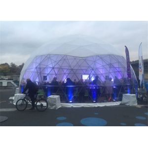 6m Diameter Small Geodesic Dome Tent For Home , Party , Reception