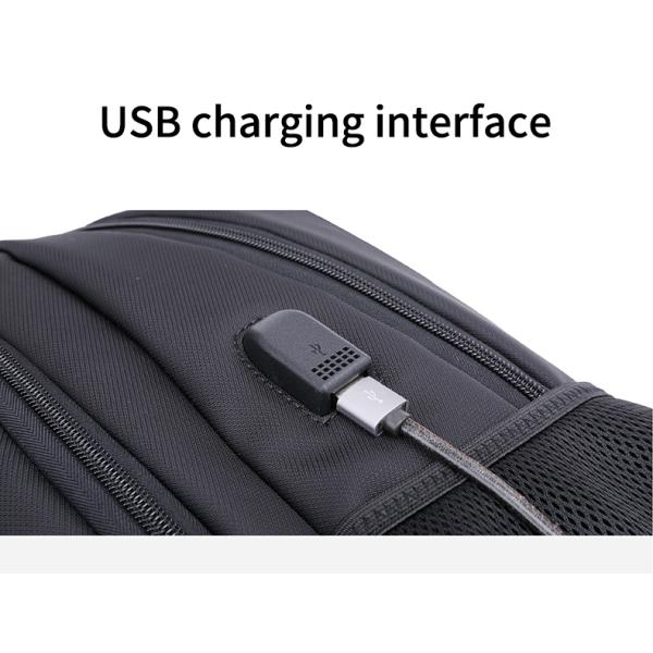 Factory direct sales custom logo durable with USB Travel School Bag Laptop business backpack