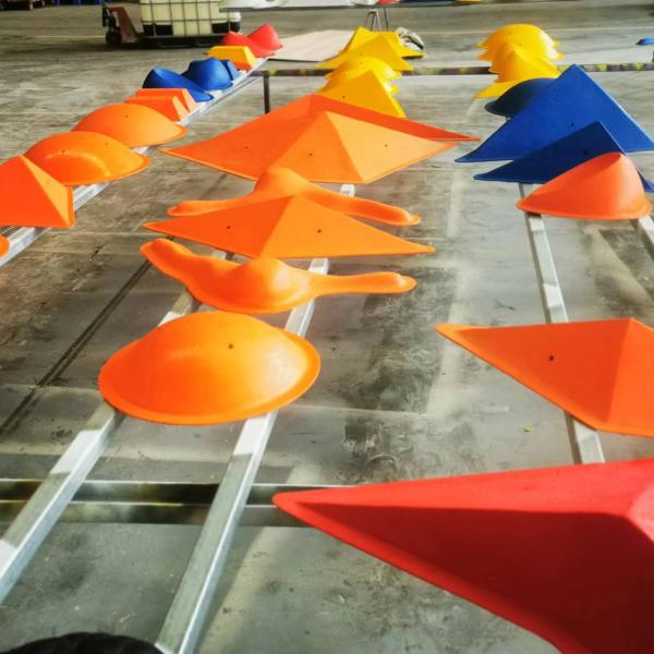 CE ROHS Rock Climbing Volumes Resort Place Climbing Wall Volumes Customized