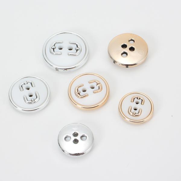 Wholesale Women Clothes Customize Fashion Big Plastic Abs Combined Button for Clothing Dyeable