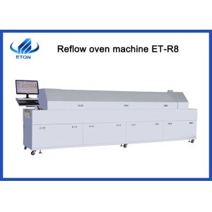 8 zones full hot air 4600mm*1000mm*1400mm SMT reflow oven machine