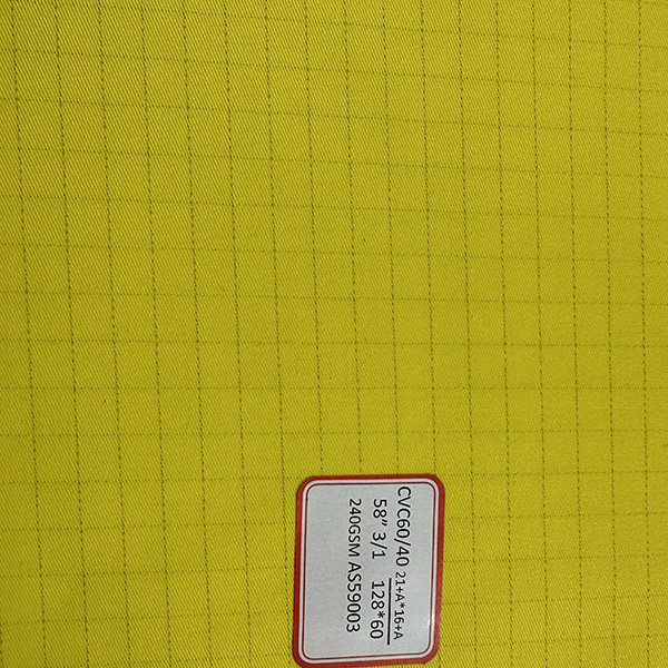 Blended Anti Static Textile Customized Anti Static Clothing Material