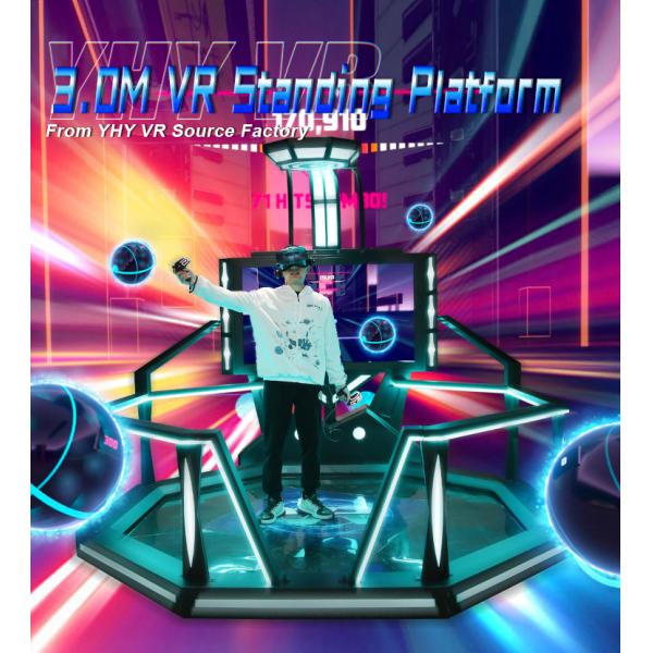 Adults Kids 3.0 Meters Wide 9D VR Simulator Virtual Reality Walking Platform