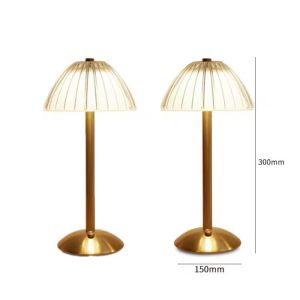 Dimmable Led Table Lamp Crystal Pumpkin Shaped 5v 3w 3000k/4500k/6000k