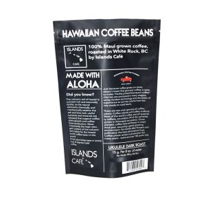 Custom Aluminum Foil Plastic Pouches Packaging , 300g Stand Up Coffee Bags With