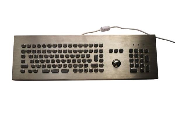 Buy Waterproof Metal Keyboard With Trackball , Full Function Mini Computer Keyboard at wholesale prices