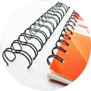 High quality 0.65-2.00mm Nylon coated wire for book binding, wiro, calendar