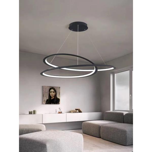 Metal Aluminum Interior Decoration Chandelier Lighting Fixtures large led pendant lights