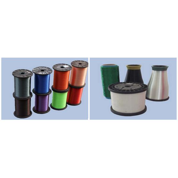 Colorful Monofilament Polyester Dyed Yarn 50D AA Grade For Fishing Industry