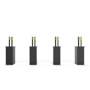 Vehicle Automatic Rising Bollards Hydraulic Control Warning Anti Collision