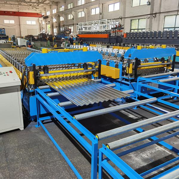 Double Layer Roofing Sheet Machine IBR Making Machine Colored Glaze Steel