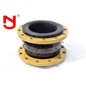 Galvanized Flange Single Sphere Rubber Expansion Joint Improving Thermal
