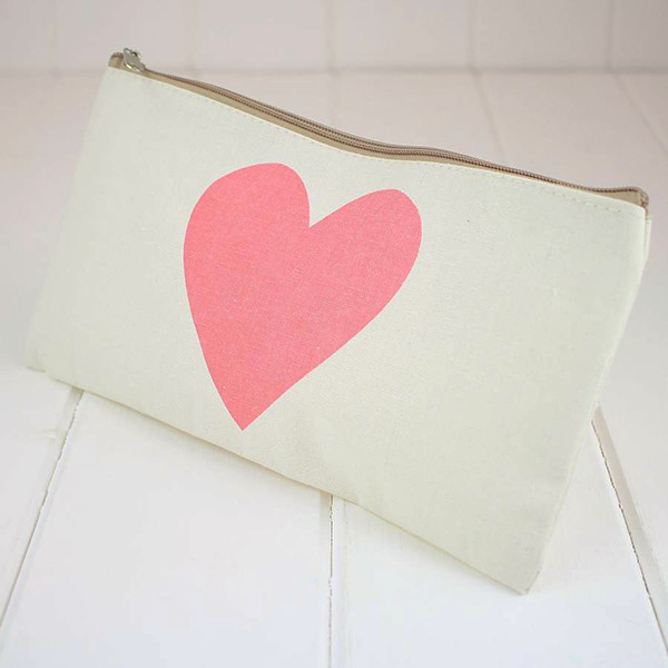 New products 2020 velvet zipper cosmetic bag with printing logo