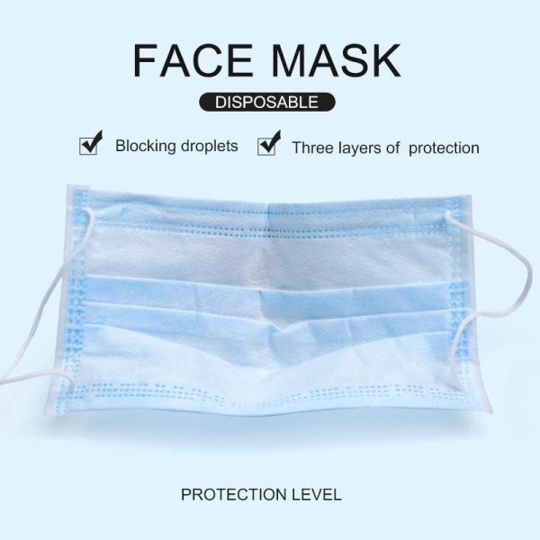 Buy Fiberglass Free Disposable Surgical Masks In Hospital Oem Packing Design at wholesale prices