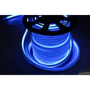 DC 12V led neon sign square tube light 16*16mm flat emitting surface blue IP68