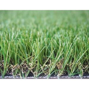 High Durability 60mm Garden Fake Grass Double Wave Monofilament