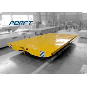 Factory Use Flat Steel Structure 1435mm Rail Gauge Industrial Transfer Trolley