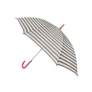 Windproof 23" Polyester 190T Straight Umbrella With Wooden Handle