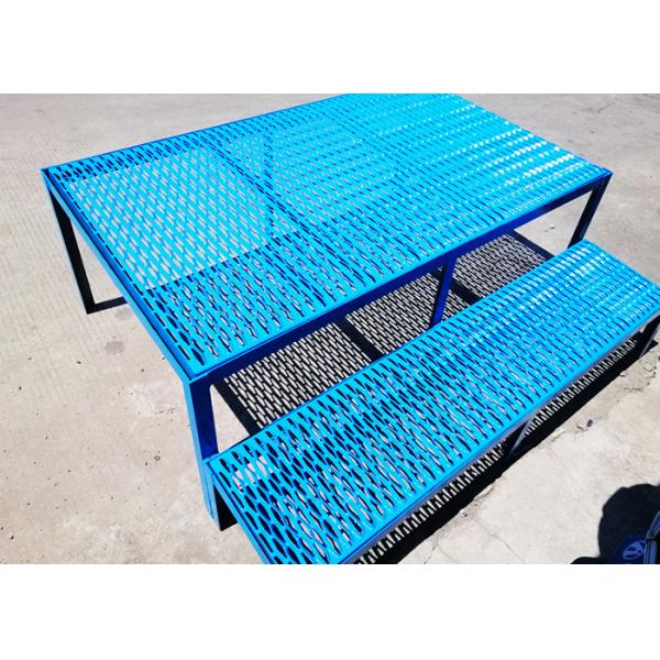 3.66m Length Perforated Metal Plate Diamond Roof Walkway