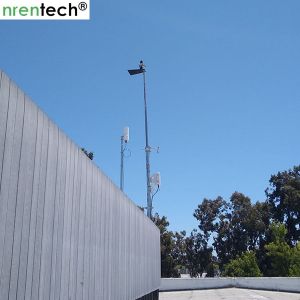 10m crank telescopic mast- galvanized telescopic mast, steel telescopic mast