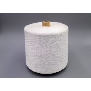 Quality Ring Spun Raw White Polyester Yarn 50/2 60/2 For Weaving And Sewing use for sale