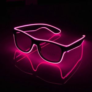 Luminous Glasses Blinds Glow Sunglasses For Party Bar Flash LED Light Toys Easy
