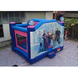 Large Frozen Princess Happy Hop Inflatable Bounce House Inside Slide