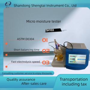 China SH103 Trace Moisture Meter GBT11133 Double Circuit Balance Titration on sale