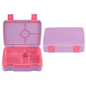 Eco Conscious 4 Compartment Bentgo Lunch Box With Lid Pink