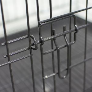 Foldable Stainless Steel 60x41x49cm Foldable Pet Cages
