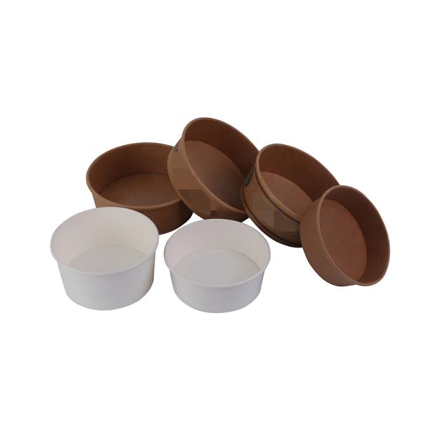 Buy China Round Biodegradable Disposable Paper Bowl For Restaurant at wholesale prices