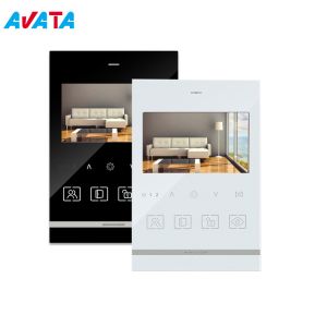 Color Video Door Phone 4 Wires Video Intercom System with 4 Inch Monitor