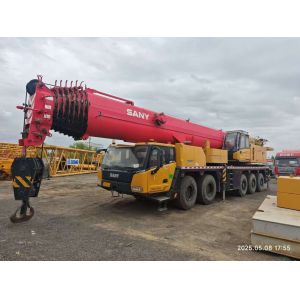 2023 SANY Used Crane 160 Ton 8 Section Boom, 2 Engines, 88m Main Boom, 17.5m Jib