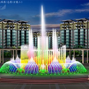 Large Water Dancing Program Control System Dancing Water Fountains
