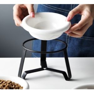 Round Anti Slip 15.5*7cm Pet Food Feeder