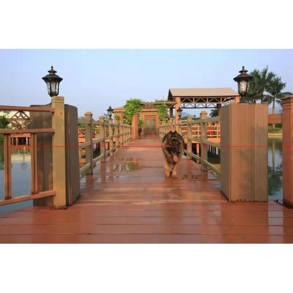 Moisture Proof 300MM Exterior Wpc Board For Outdoor Eco Friendly WPC DIY Tile