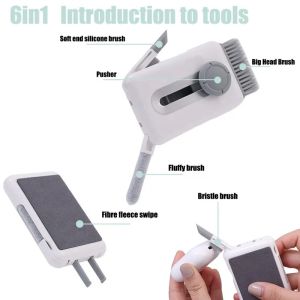 6 In 1 Vacuuming Laptop Keyboard Cleaning Brush Kit For Airpods
