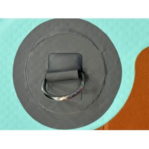 3×1.8x0.15m Mint Green Non-slip Stable Inflatable Floating Fishing Platform