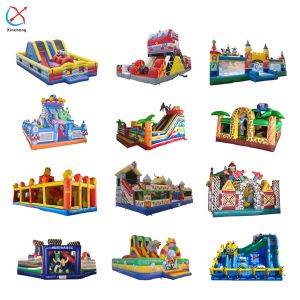 Inflatable Combos Christmas Inflatable Jump House Snowman Castle Bouncer Toys