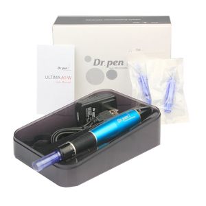 Derma pen Dr. pen A1 -C / W micro needling therapy beauty devies SILVER /SKY