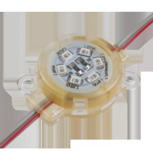 Outdoor Single Color 30mm LED Point Light IP67 Waterproof 0.6W 12V 30mm PC Body