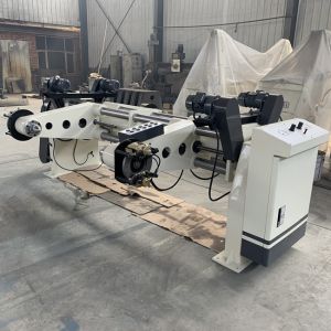 Manual Disc Brake Electric Shaftless Mill Roll Stand For Corrugated Cardboard