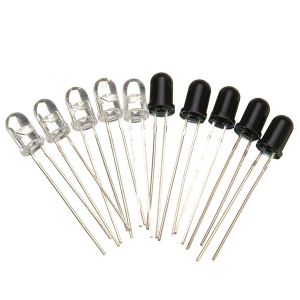 5mm IR LED Chip 850nm 890nm 940nm 980nm Through Hole For Thermometer