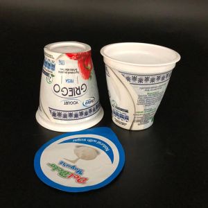 Shrink Label Plastic Yogurt Cups 5.7oz 170ml Disposable Frost Resistance
