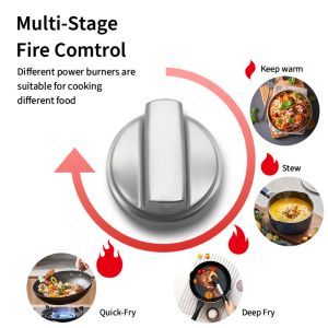 Custom Gas Cooktop 4 Burner Gas Hob With Tempered Glass