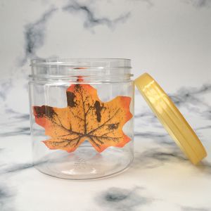 Customizable Plastic Storage Jars With Airtight Aluminum Foil Lids