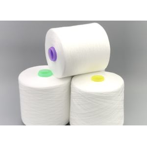 Manufacturer Directly Wholesale 40/2 Optic White Polyester Twisted Yarn For