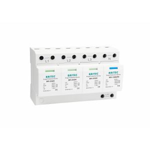 25KA Lightning Protection Surge Arrester Thermoplastic Three Phase Surge