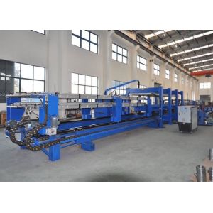 Continuous Pu Sandwich Panel Production Line hydraulic sawing 36m Double Belt
