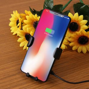 Automatic 8pin 10W Gravity QI Wireless Car Charger
